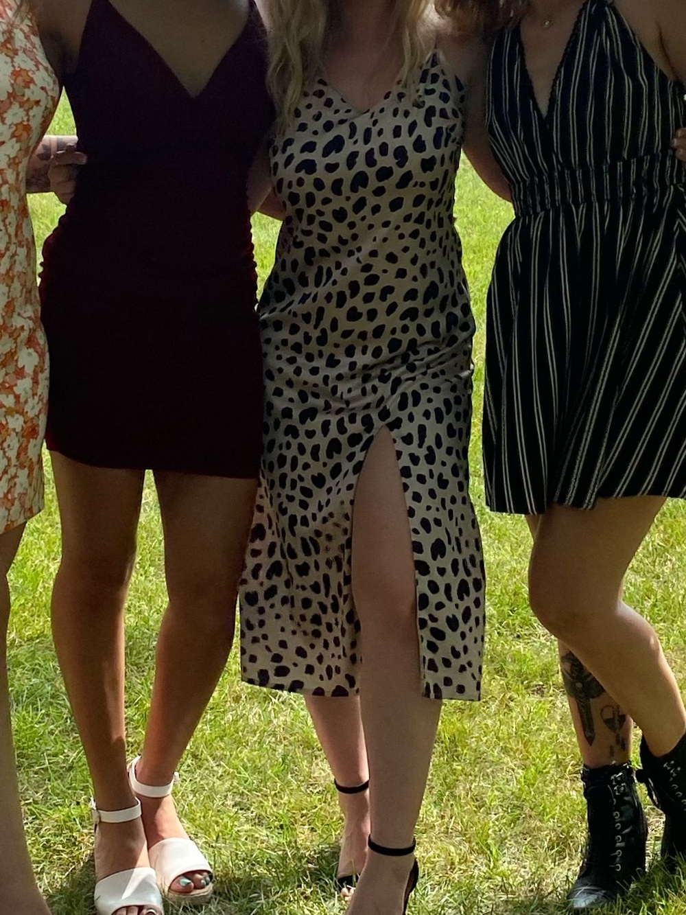 Silk cheetah dress
